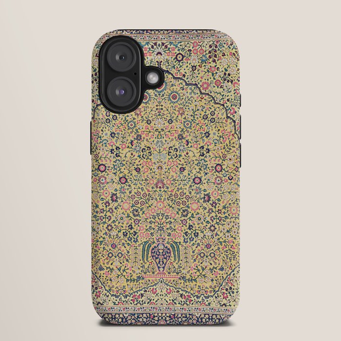 Douglass Mughal 'Millefleurs' North Indian Rug Print iPhone Case Gallery Image 9