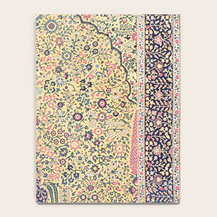 Douglass Mughal 'Millefleurs' North Indian Rug Print Notebook Gallery Image 4