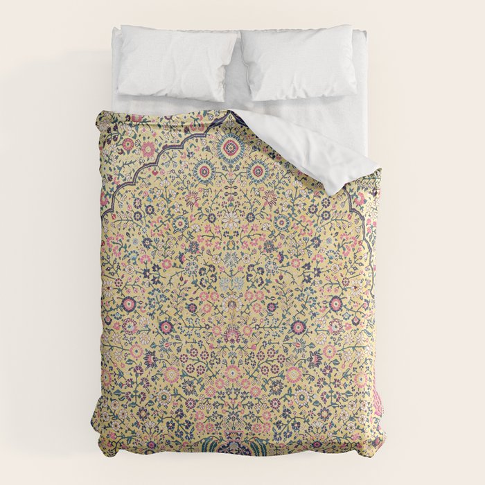 Douglass Mughal 'Millefleurs' North Indian Rug Print Duvet Cover Gallery Image 6