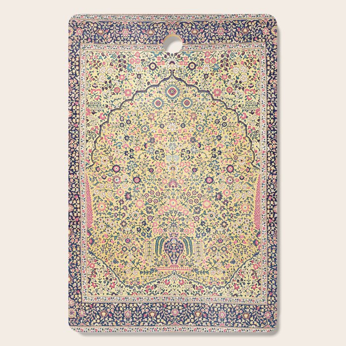 Douglass Mughal 'Millefleurs' North Indian Rug Print Cutting Board Gallery Image 1