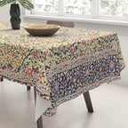 Douglass Mughal 'Millefleurs' North Indian Rug Print Tablecloth Gallery Image 3