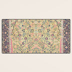 Douglass Mughal 'Millefleurs' North Indian Rug Print Desk Mat Gallery Image 3