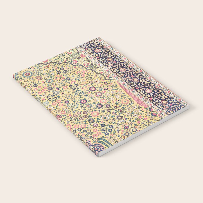 Douglass Mughal 'Millefleurs' North Indian Rug Print Notebook Gallery Image 1
