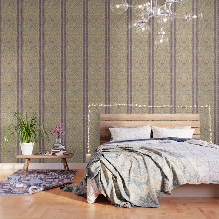 Douglass Mughal 'Millefleurs' North Indian Rug Print Wallpaper Gallery Image 3