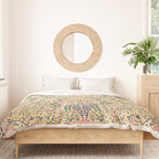 Douglass Mughal 'Millefleurs' North Indian Rug Print Duvet Cover Gallery Image 3