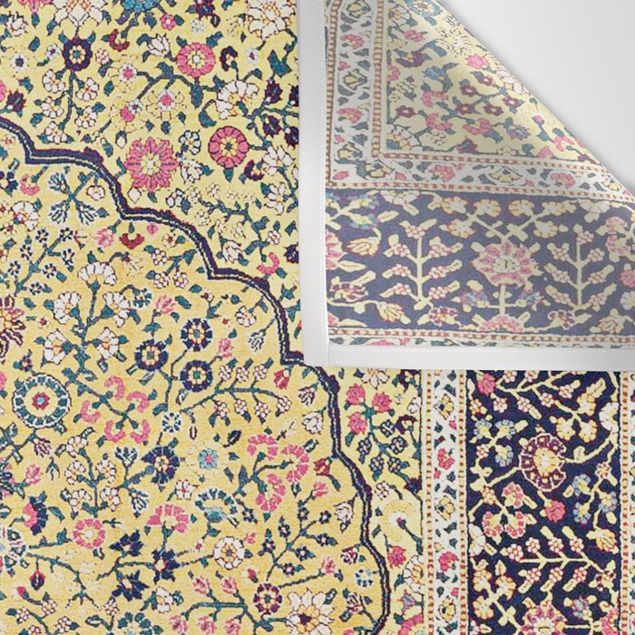 Douglass Mughal 'Millefleurs' North Indian Rug Print Wall Tapestry Gallery Image 3