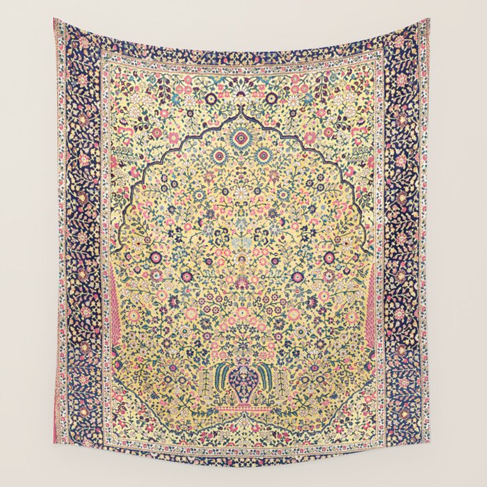 Douglass Mughal 'Millefleurs' North Indian Rug Print Wall Tapestry Gallery Image 1