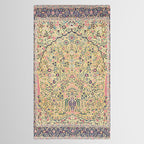 Douglass Mughal 'Millefleurs' North Indian Rug Print Tablecloth Gallery Image 2