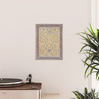 Douglass Mughal 'Millefleurs' North Indian Rug Print Poster Gallery Image 2