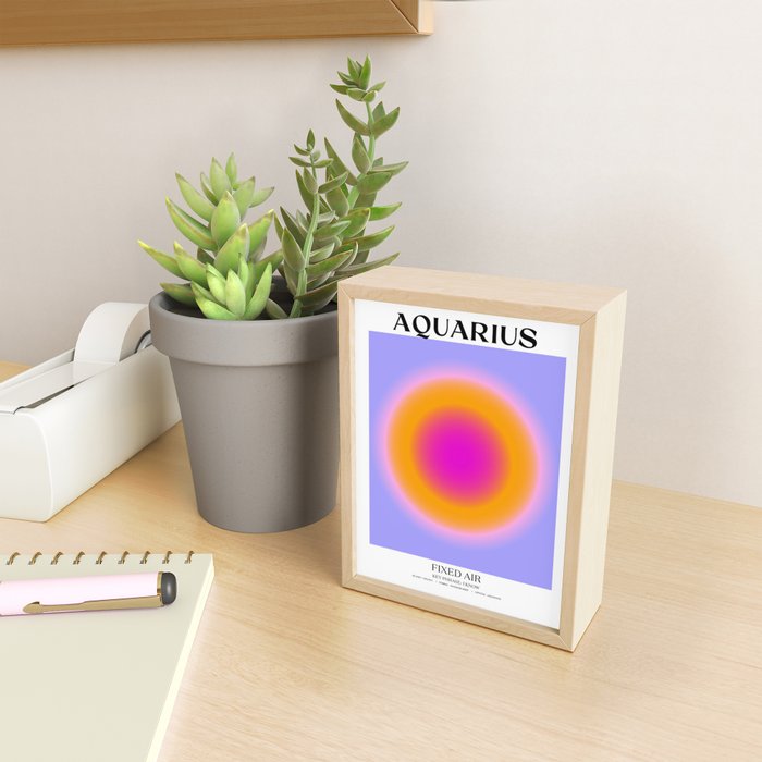 Aquarius Gradient Print Mini Art Print Gallery Image 2