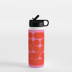 Abstract mid-century shapes no 6 Water Bottle Gallery Image 1