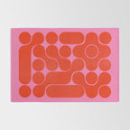 Abstract mid-century shapes no 6 Rug Gallery Image 2