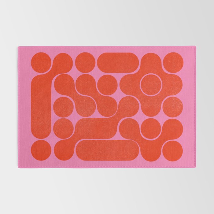 Abstract mid-century shapes no 6 Rug Gallery Image 2