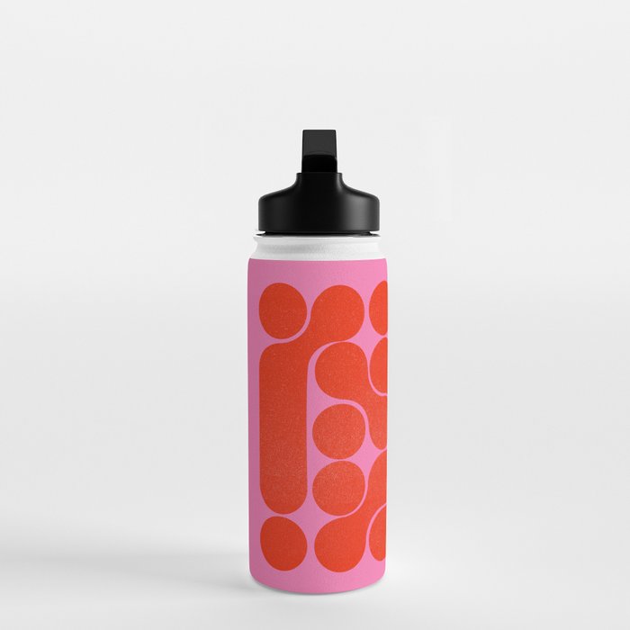 Abstract mid-century shapes no 6 Water Bottle Gallery Image 3