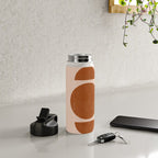 Terracotta Moon Phase Mid Century Water Bottle Gallery Image 4