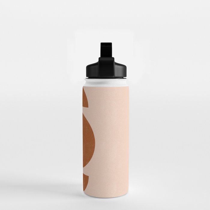 Terracotta Moon Phase Mid Century Water Bottle Gallery Image 2