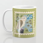 Barn Owl Postage Stamp Coffee Mug Gallery Image 3