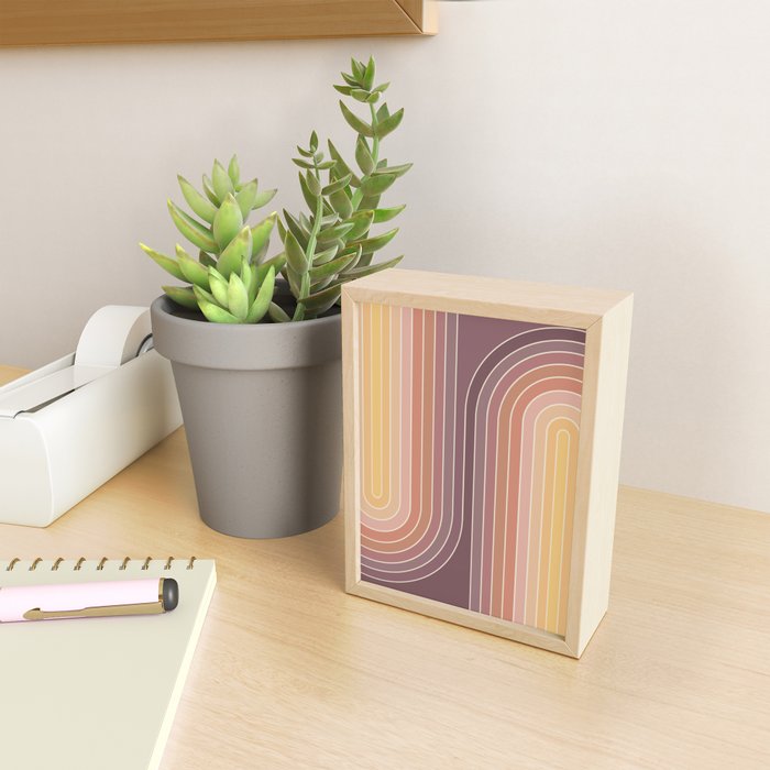 Gradient Curvature I Mini Art Print Gallery Image 2