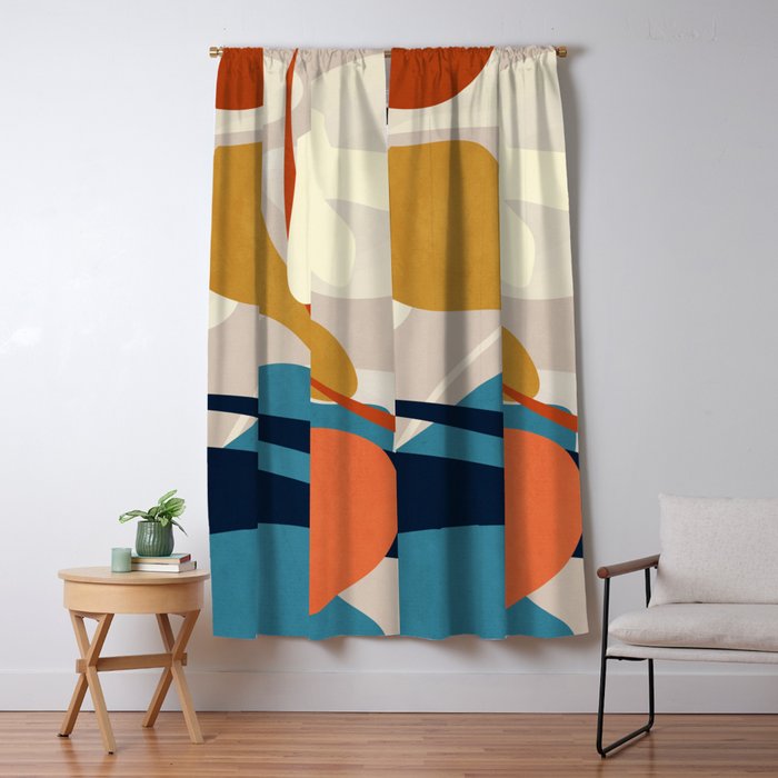 Abstract Art 44 Window Curtain Gallery Image 5
