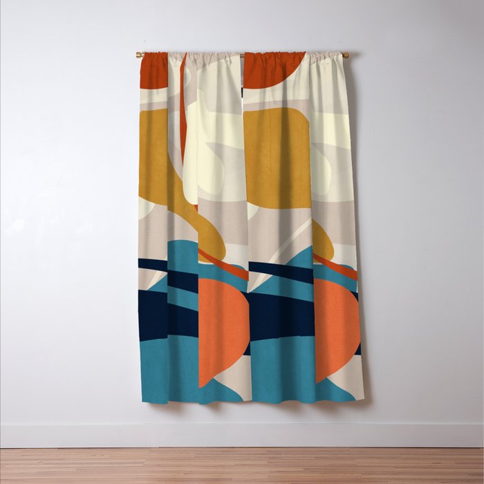Abstract Art 44 Window Curtain Gallery Image 3