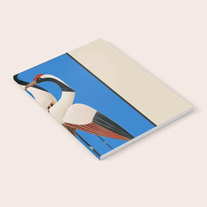 Stillness in Motion - Abstract Cranes in Blue Notebook Gallery Image 2
