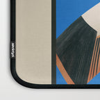 Stillness in Motion - Abstract Cranes in Blue Laptop Sleeve Gallery Image 3