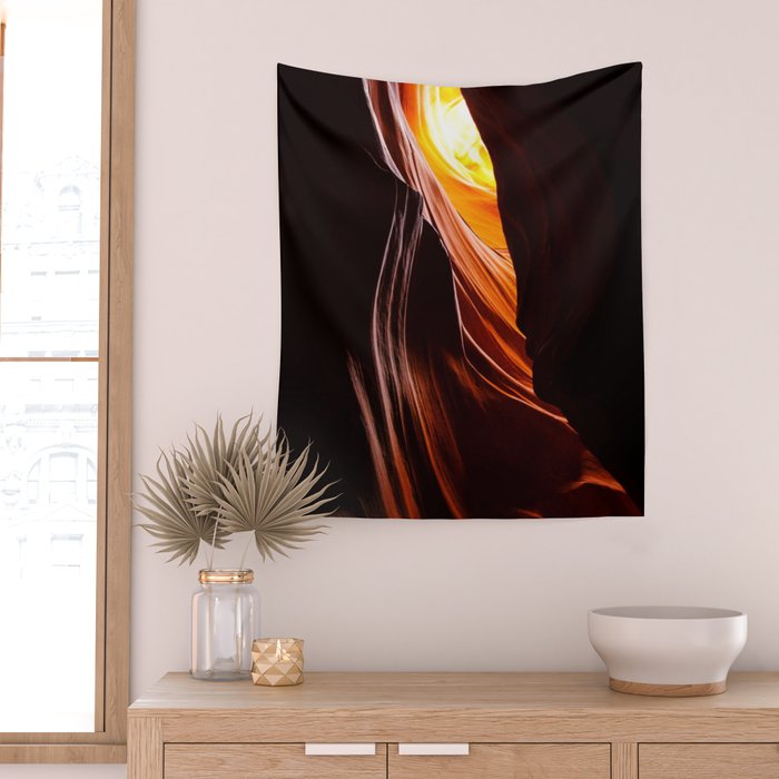 Curves of the Canyon Wall Tapestry Gallery Image 2