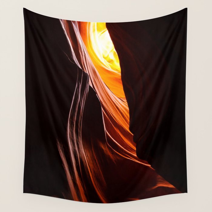 Curves of the Canyon Wall Tapestry Gallery Image 1