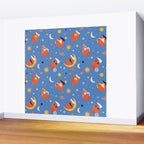 Collection of women holding planet with dream universe. Wall Mural Gallery Image 2