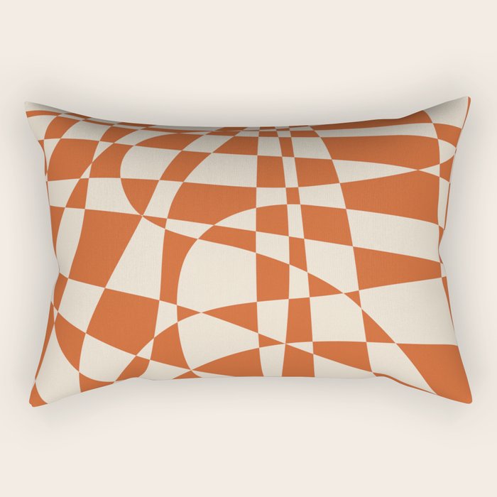 Glass Glitch: Tuscany Brown Edition Rectangular Pillow Gallery Image 2