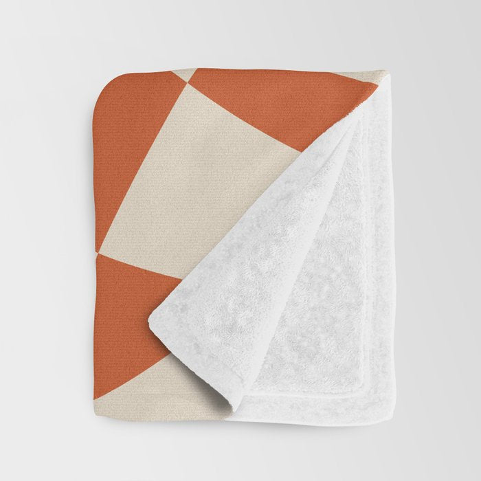 Glass Glitch: Tuscany Brown Edition Throw Blanket Gallery Image 3