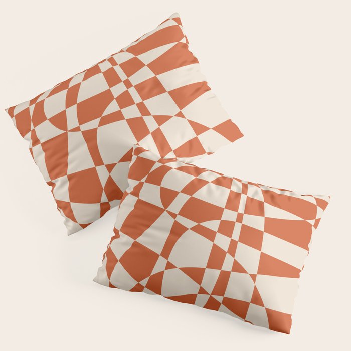 Glass Glitch: Tuscany Brown Edition Pillow Sham Gallery Image 3