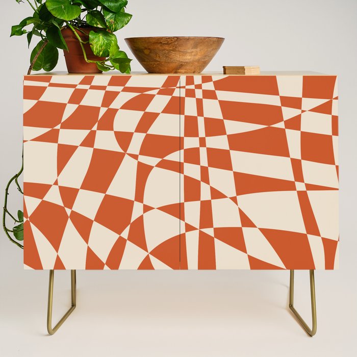 Glass Glitch: Tuscany Brown Edition Credenza Gallery Image 1