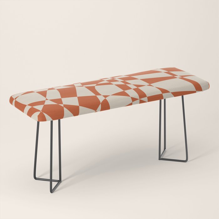 Glass Glitch: Tuscany Brown Edition Bench Gallery Image 1