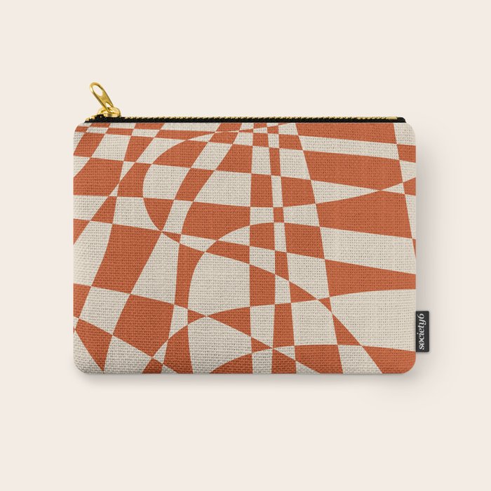 Glass Glitch: Tuscany Brown Edition Carry All Pouch Gallery Image 1