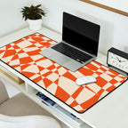 Glass Glitch: Tuscany Brown Edition Desk Mat Gallery Image 2