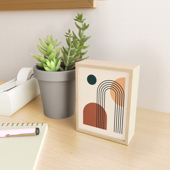 geometric abstract 59 Mini Art Print Gallery Image 2