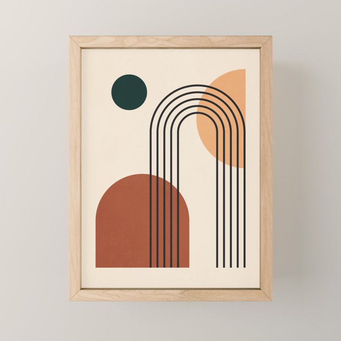 geometric abstract 59 Mini Art Print Gallery Image 1