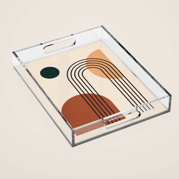 geometric abstract 59 Acrylic Tray Gallery Image 1