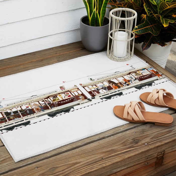 the jazz carriage Outdoor Rug Gallery Image 2