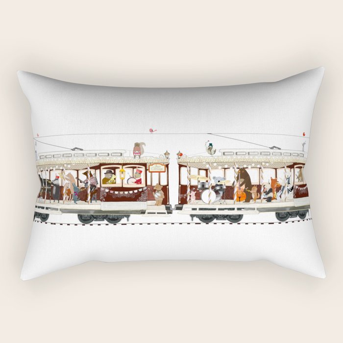 the jazz carriage Rectangular Pillow Gallery Image 2