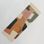 Modern Abstract Colorful Shapes Yoga Mat Gallery Image 1