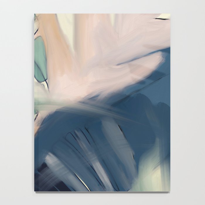 abstract pastel leaves 3 Notebook Gallery Image 4