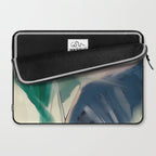abstract pastel leaves 3 Laptop Sleeve Gallery Image 2