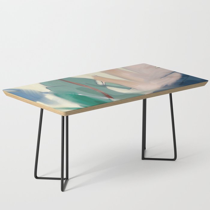 abstract pastel leaves 3 Coffee Table Gallery Image 1