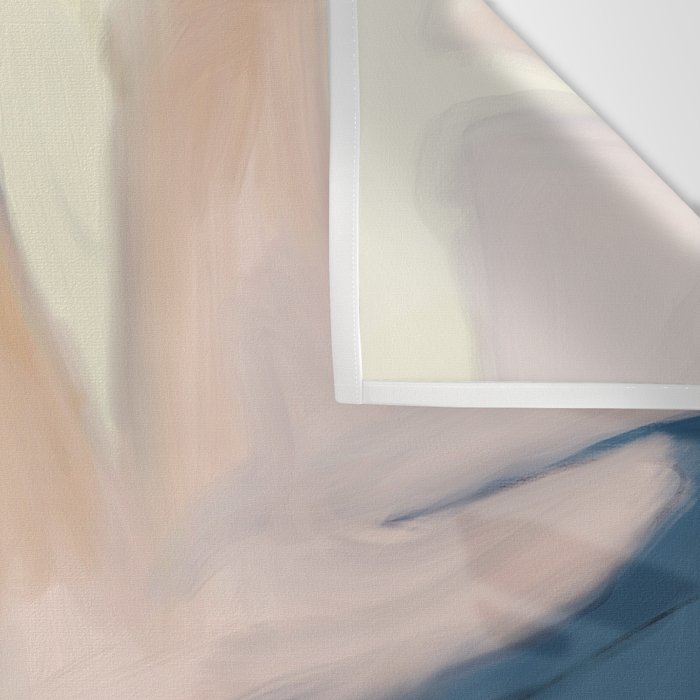 abstract pastel leaves 3 Wall Tapestry Gallery Image 3
