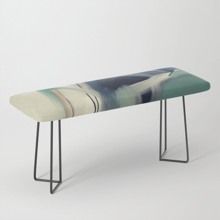 abstract pastel leaves 3 Bench Gallery Image 1