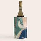 abstract pastel leaves 3 Wine Chiller Gallery Image 1
