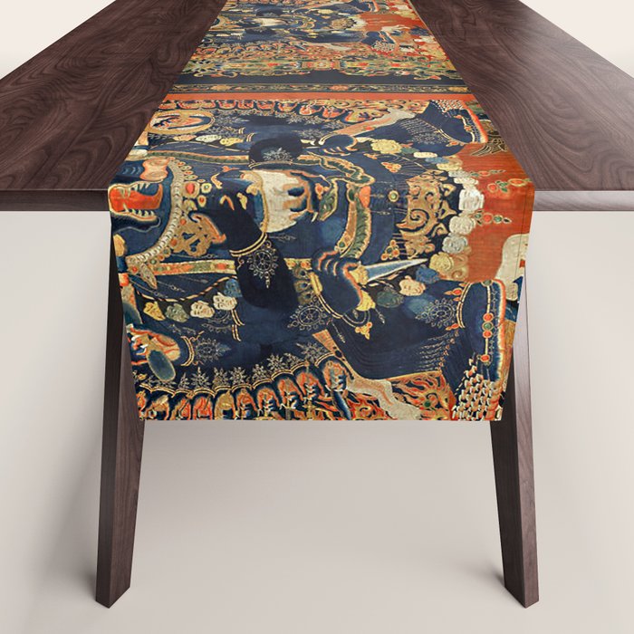Tantric Buddhist Vajrabhairava Deity 2 Table Runner Gallery Image 1