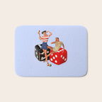 love game Bath Mat Gallery Image 1